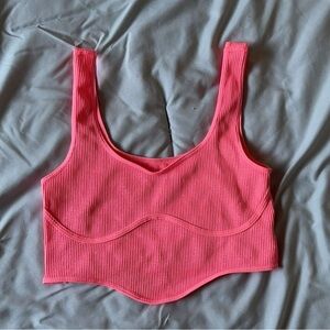 Aeropostale Pink Corset Tank Top